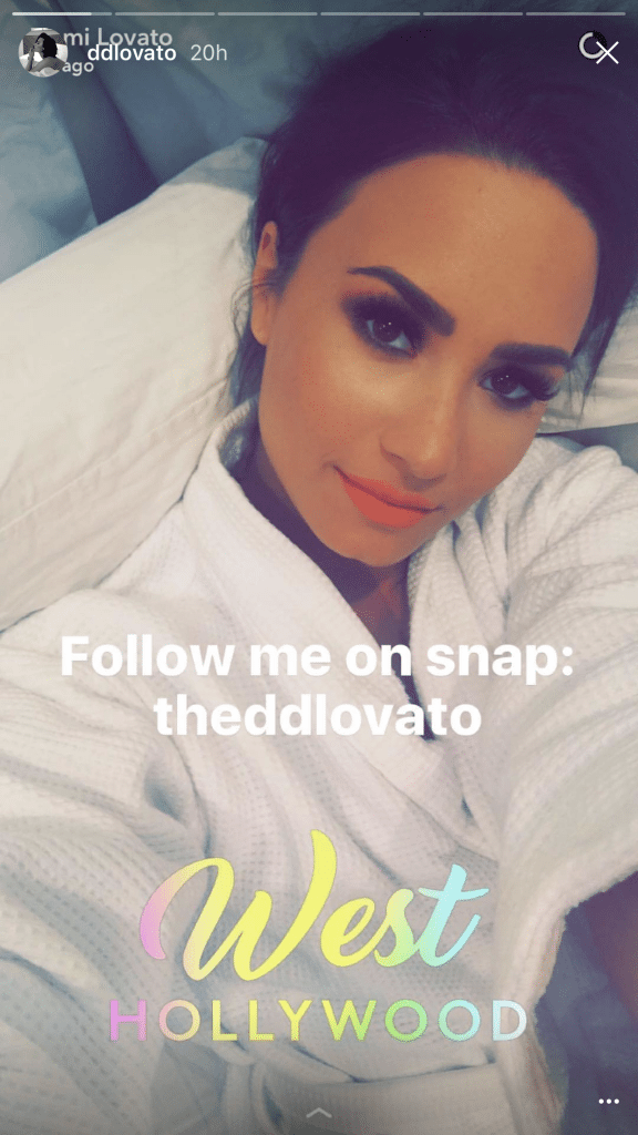 Η Demi Lovato θέλει να μας δείξει ότι βρίσκεται στο Hollywood