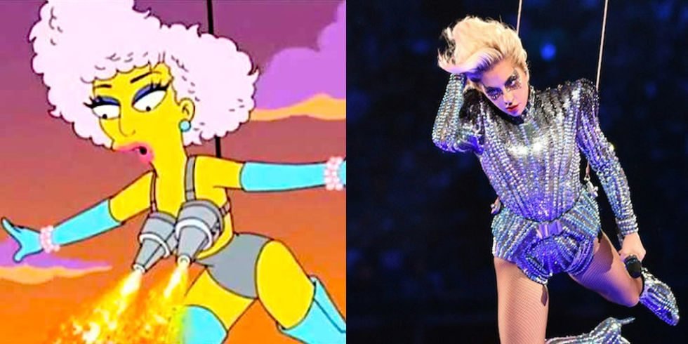 Οι Simpsons προέβλεψαν το halftime show της Lady Gaga στο SuperBowl! 1