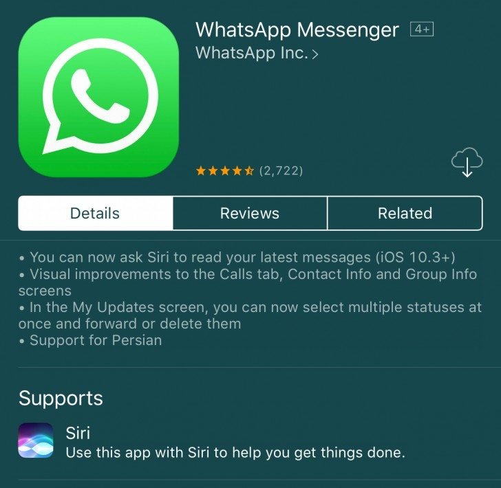 WhatsApp: Πλέον μπορείς να χρησιμοποιείς το Siri μέσα στην εφαρμογή! 1