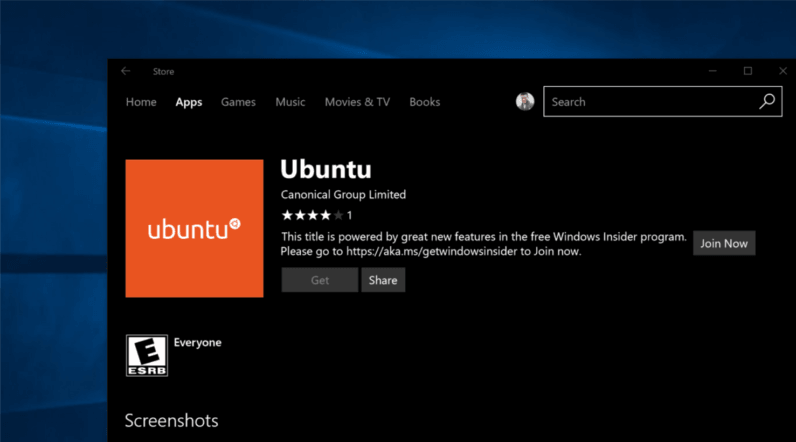 Η λήψη του Ubuntu στα Windows 10 είναι πλέον (σχεδόν) τόσο εύκολη όσο η λήψη μιας εφαρμογής 1