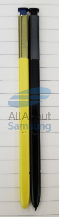 Εδώ είναι μια live εικόνα με το S-Pen του Samsung Galaxy Note 9 S Pen και το S-Pen του Galaxy Note 8 1