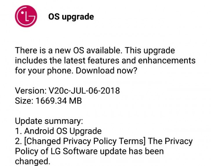Είναι εκεί έξω το νέο update Oreo για το LG V20 1