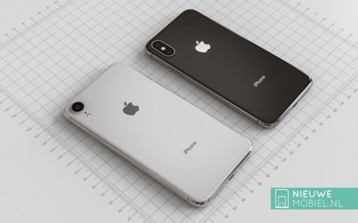 To οικονομικό iPhone των 6.1 ιντσών 2018 προβάλλεται σε νέα renders δίπλα στο iPhone X 2