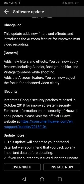 "Ντιν ντιν", υπάρχει νέα ενημέρωση για το Mate 20 Pro της Huawei 3