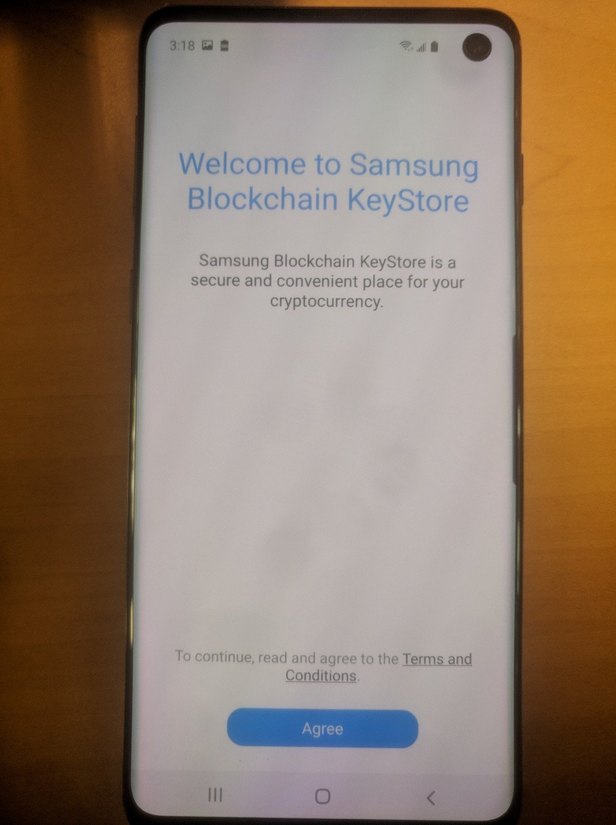 Φωτογραφίες δείχνουν ότι το Samsung Galaxy S10 θα υποστηρίξει το blockchain storage 1