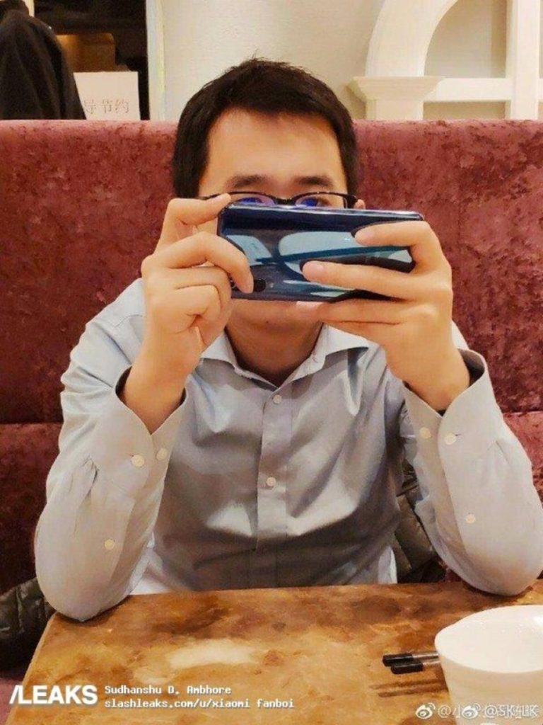 Φωτογραφία από στέλεχος της Xiaomi δείχνει την τριπλή κάμερα Triple του Mi 9 1
