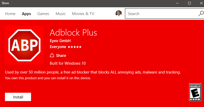 9581 adblock plus install windows 10