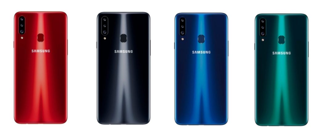 Samsung Galaxy A20s colours