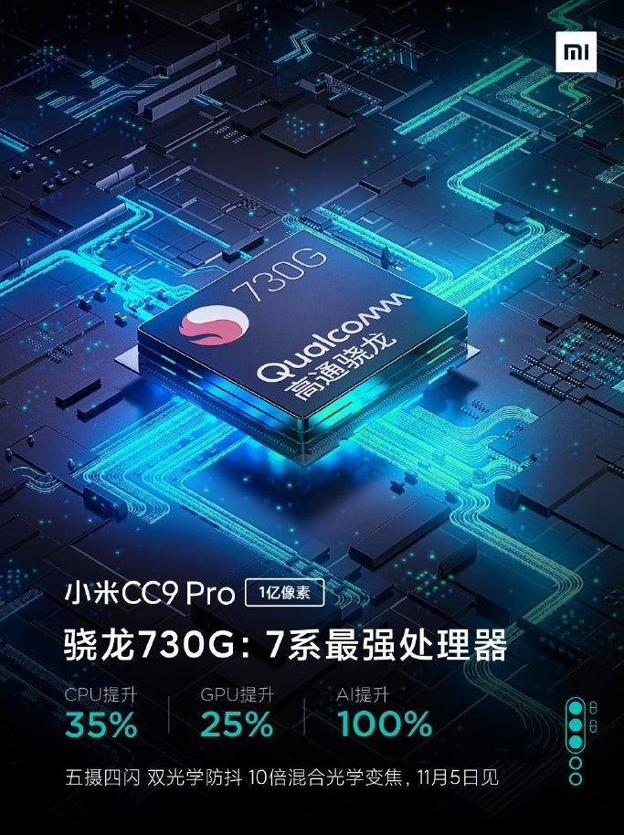 Είναι σιγουρότατο, το Xiaomi CC9 PRO θα τροφοδοτείται από το Snapdragon 730G 1