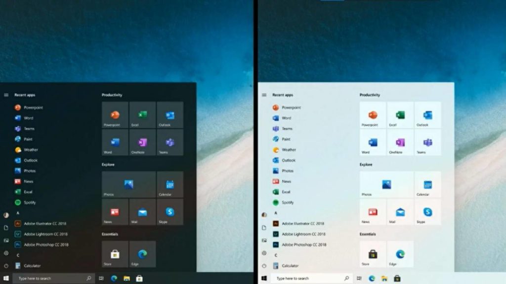 Τα Live Tiles στα Windows 10 παραμένουν, αλλά έχουμε γενικά νέα μορφή στο μενού έναρξης 1