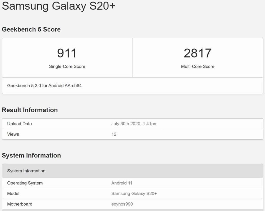 Η Samsung ξεκίνησε να δοκιμάζει το Android 11 στο Galaxy S20 + 1