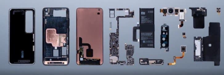 Από επίσημο βίντεο της Xiaomi, βλέπουμε τα εσωτερικά μέρη του Xiaomi Mi 10 Ultra 1